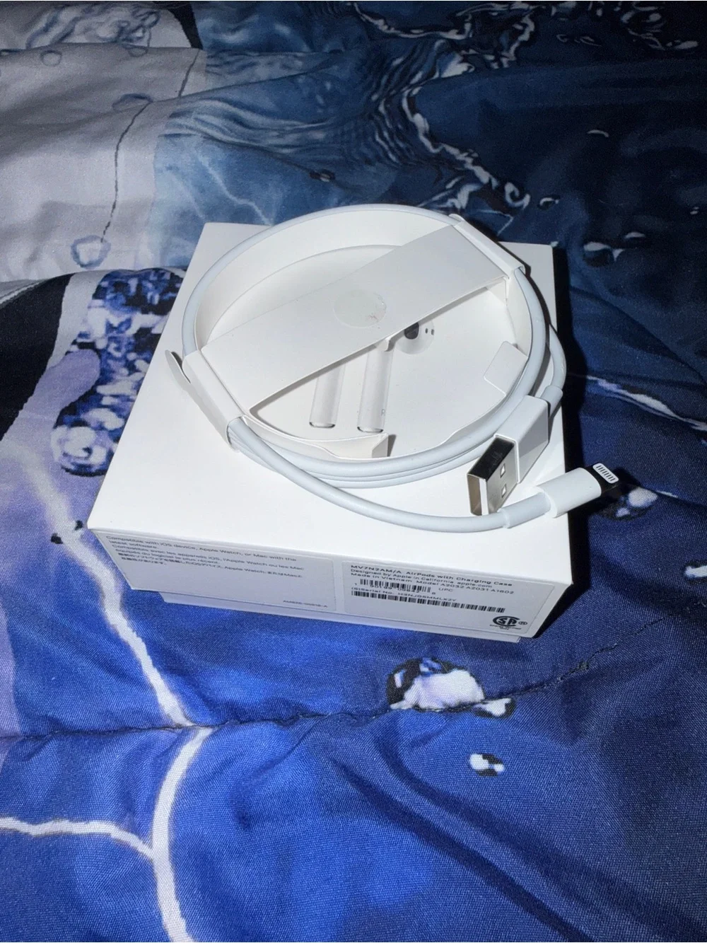 2 Apple White Lightning to USB Charging Cable